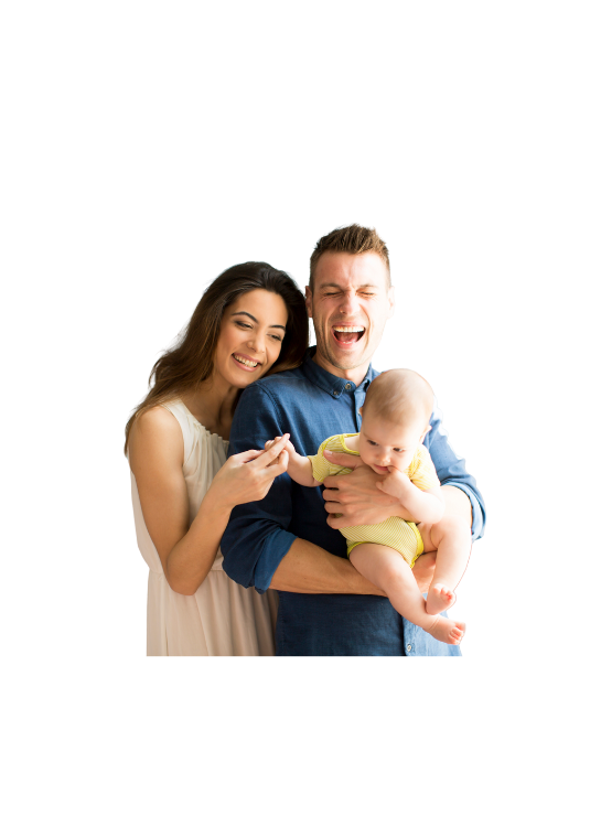 Família sorrindo